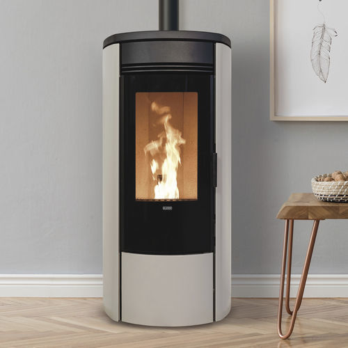 ぺレットストーブ - OBLÒ AIR - Klover - 5 kW...10 kW / 独立型 / 現代風