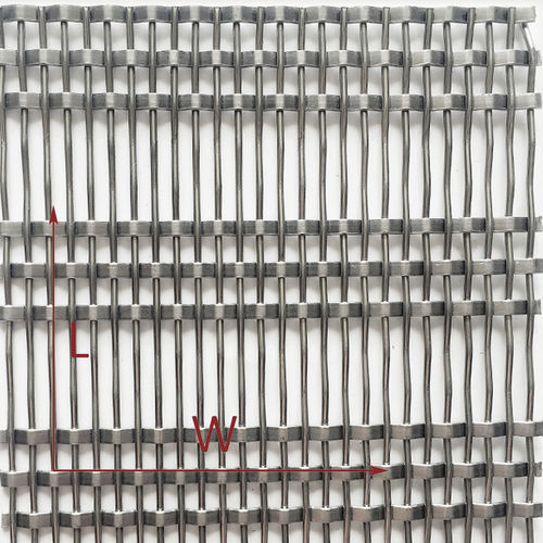 ステンレス製ワイヤーメッシュ - XY-1456 - Hebei Shuolong Metal Products Co.,Ltd - 間仕切壁用 / 伸長メッシュ