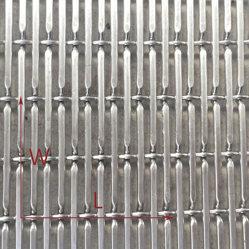 ステンレス製ワイヤーメッシュ - XY-6010S - Hebei Shuolong Metal Products Co.,Ltd - 天井用 / 伸長メッシュ / 装飾