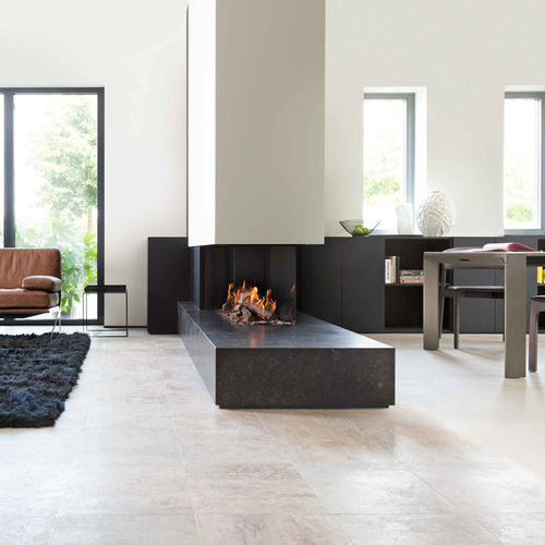 ガス暖炉 - KALFIRE PRESTIGE GP85/50R - Bespoke Fireplace Designs - 組み込み型 / 3面タイプ / 密閉