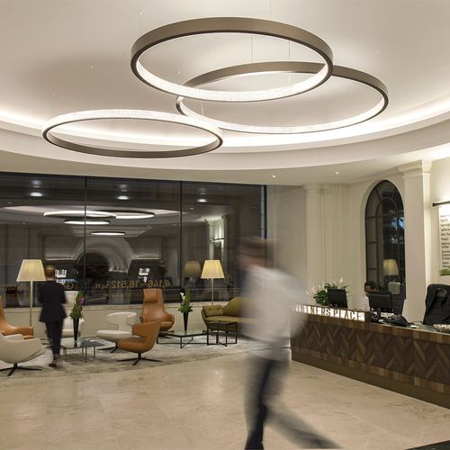 吊り下げ式照明器具 - LAHTI100 - cameron designhouse - LED / 円形 / つや消し金属製