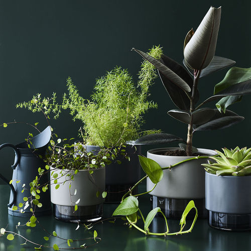 セラミック製植木鉢 - GRO - lucie kaas - ガラス製 / 独立型 / 円形