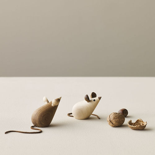 楓材製彫刻 - MICE - lucie kaas
