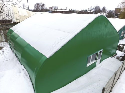 金属製骨組み張力構造 - HANGAR - HOLSTROY - シェルター用 / 業務用 / PVC製メンブレン