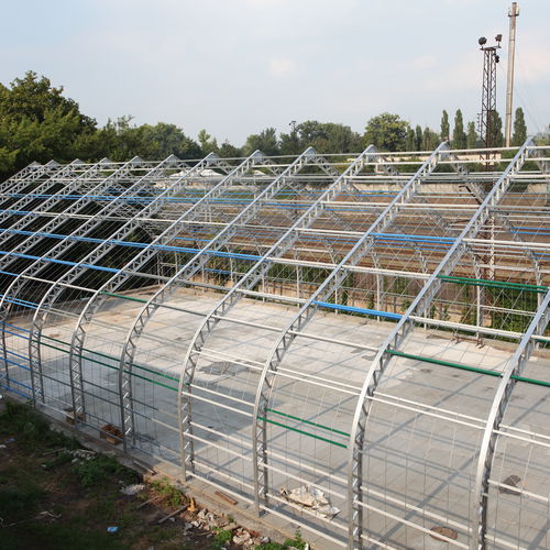 金属製骨組み張力構造 - HOLSTROY - シェルター用 / 業務用 / PVC製メンブレン