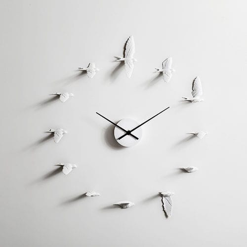 オリジナルデザイン時計 - SWALLOW X CLOCK - Haoshi - 壁かけ式 / アナログ / 樹脂製