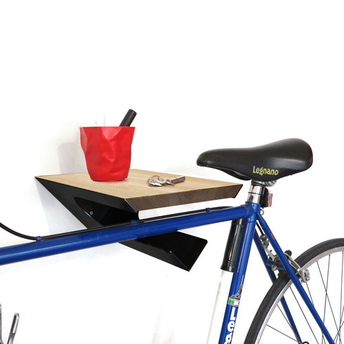 壁取り付け式バイクハンガー - IT1406B-1 - dESIGNoBJECT - 縦型 / オリジナルデザイン / 粉体塗装スチール製