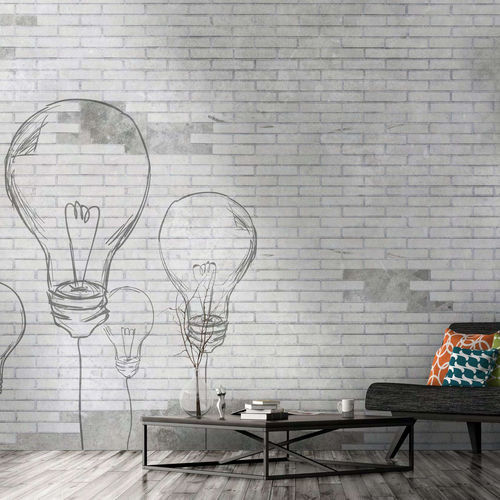 現代風壁紙 - BULB - WallyArt - 不織布製 / グラスファイバー / ビニール製