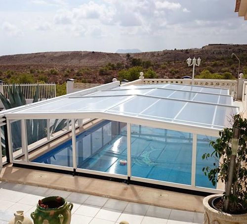 背の高いプールエンクロージャー - Petra 900 - planetabri - 中型 / 背付き / 伸縮自在