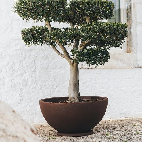 回転鋳型ポリエチレン製プランター - ROME : ATENA - MONACIS - 円形 / 耐候性 / UV耐性
