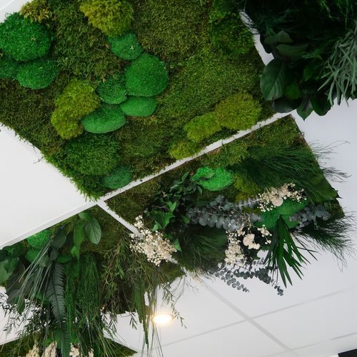 緑化仮天井 - FLEURIE - Végétal Indoor - PET / タイル / 屋内用