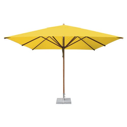 ステンレススチール製パラソル - 3.4M S-L - Bambrella - 竹製 / 風耐性 / 業務用