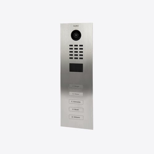 ブラッシュステンレススチールインターフォン - D2105V  - DoorBird - 住居用 / 壁取り付け式 / 埋め込み型