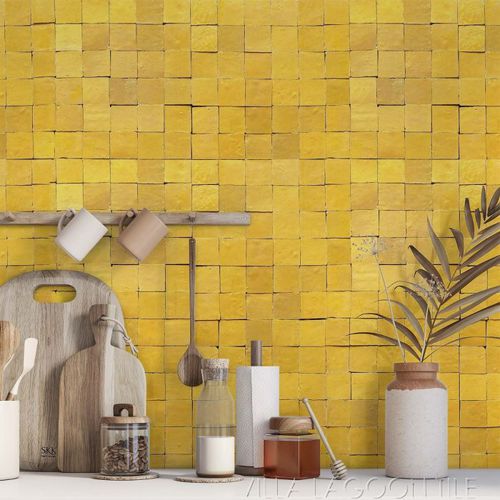 テラコッタモザイク - GOLDENROD - Villa Lagoon Tile - マット / 屋内用 / バスルーム用