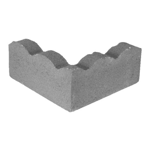 庭用エッジ - 34IN CORNER SCALLOP - PAVESTONE - コンクリート製 / 石製 / その他の形状