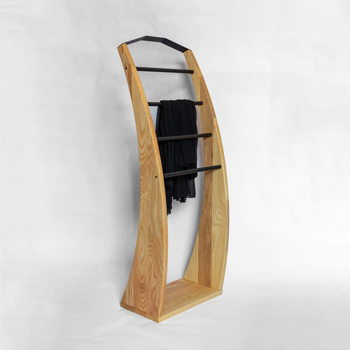 トネリコ材ハンガーレール - PLUTOO - ASH WOOD - 3S design - 現代風 / 粉体塗装スチール製