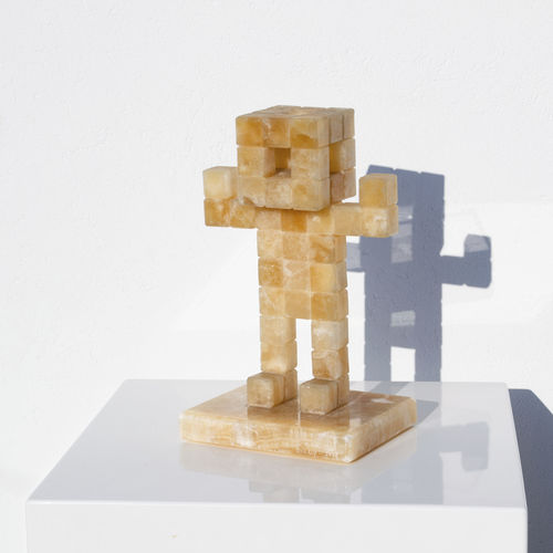 石製彫刻 - PIXEL 3D "ASTRONAUT" - San Polo Art Gallery | Contemporary Art & Design i - 屋外用 / 業務用