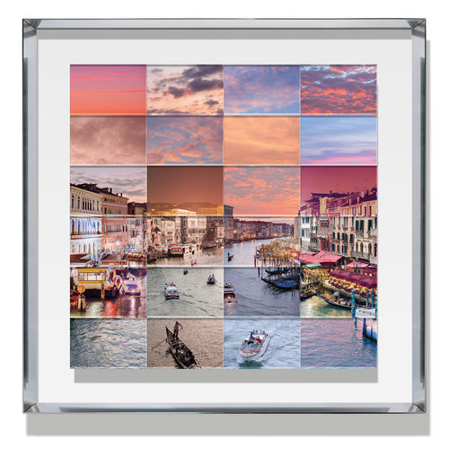 写真キャンバスプリント - Rosso Veneziano – variation #17 - San Polo Art Gallery | Contemporary Art & Design i - 風景 / アートギャラリー用