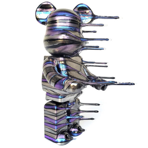 樹脂製彫刻 - Blown Away 400% Bearbrick - San Polo Art Gallery | Contemporary Art & Design i - アクリル製 / 屋外用 / 手作り