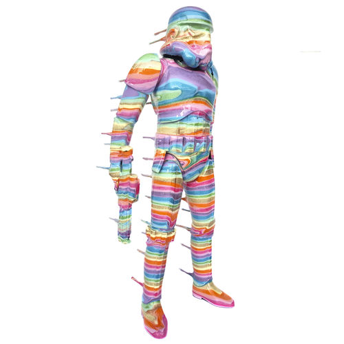 金属製彫刻 - Blown Away Trooper- Rainbow Sherbet - San Polo Art Gallery | Contemporary Art & Design i - 樹脂製 / 粘土 / アクリル製