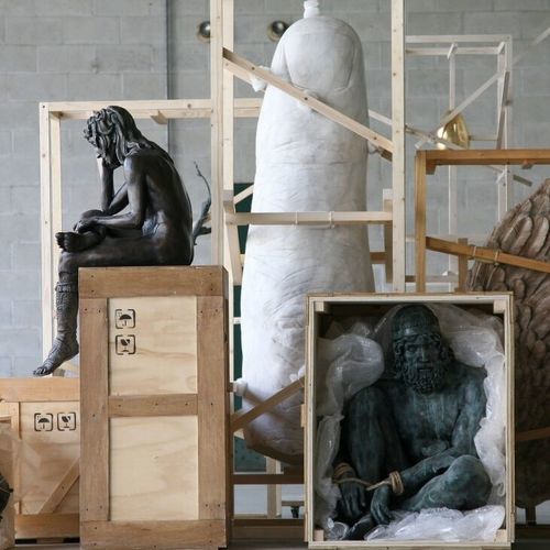 石製彫刻 - Daniele Accossato | Art installations | Sculpture | Unique  - San Polo Art Gallery | Contemporary Art & Design i - 複合材 / 屋外用 / 手作り
