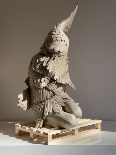 木製彫刻 - WRAPPED N.7 - San Polo Art Gallery | Contemporary Art & Design i - コード式 / ロープ / ジェスモナイト