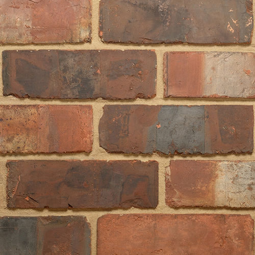 外壁用煉瓦 - 3″ WEATHERED PRE WAR BANDED WIRECUT - Imperial Handmade brick - ソリッド / 古めかしい / 手作り