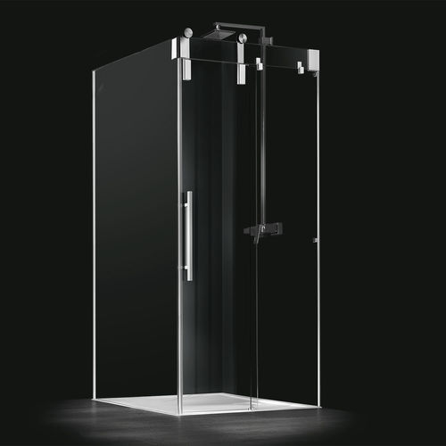 硬化ガラス製シャワー室 - PIANA SLIDE - PALME Duschabtrennungen GmbH - 引き戸付き / コーナータイプ / 透明ガラス