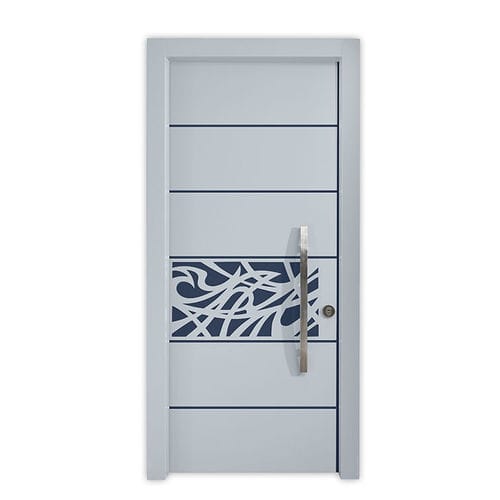入り口ドア - VOLGA  - REMO Security Doors - 溶融亜鉛メッキ鋼製 / ヒンジ付き / 半ガラス
