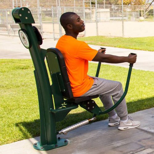 ショルダープレス筋力トレーニングマシン - UBX-246 - Greenfields Outdoor Fitness - チェストプレス / 屋外用