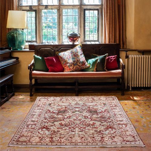 伝統的絨毯 - MEXICAN SKULLS - Knots rugs - 柄付き / ウール製 / 絹
