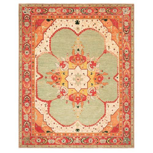 伝統的絨毯 - ZODIAC  - Knots rugs - 柄付き / ウール製 / 長方形