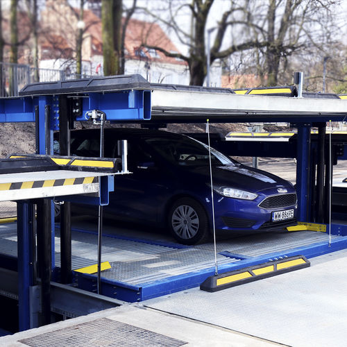 プラットフォーム付駐車システム - TWIN - Modulo parking