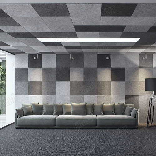 壁用吸音パネル - KRAFT WOODACOUSTIC - KRAFT Deckensysteme Ukraine - 仮天井用 / 木製 / 四角形