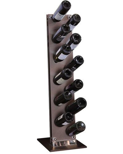 アルミニウムボトル整理棚 - CORNER - Del Barba Lavorazioni Metalli Srl - 組み込み型 / 業務用 / 黒色