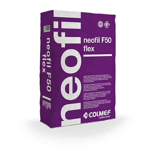 シーリングモルタル接着剤 - NEOFIL F 50 FLEX - COLMEF - タイル用 / 油圧式 / 無機