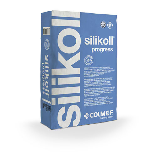 シーリングモルタル接着剤 - SILIKOLL PROGRESS - COLMEF - タイル用 / 無機 / セメント