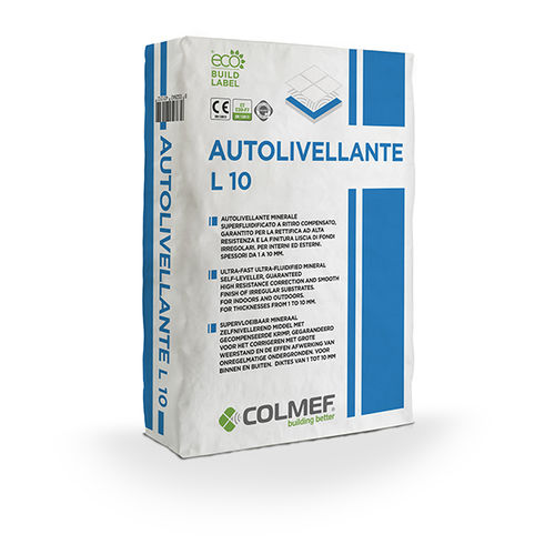 修復モルタル - AUTOLIVELLANTE L 10 - COLMEF - セルフレベリング用 / コンクリート用 / 舗装スクリード用