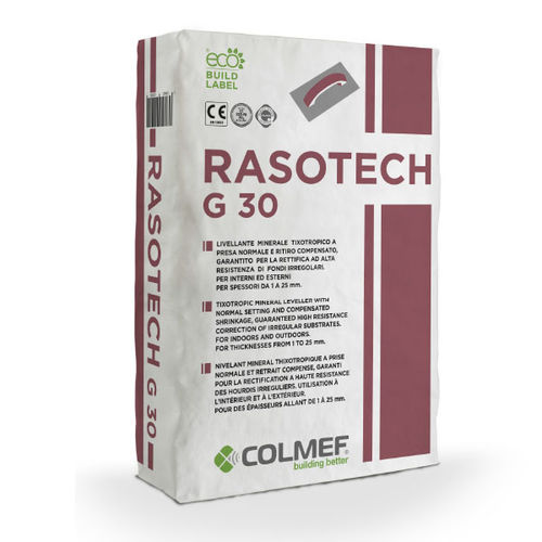 スムージング用塗料 - RASOTECH G 30 - COLMEF - 屋内用 / 屋外用 / コンクリート用
