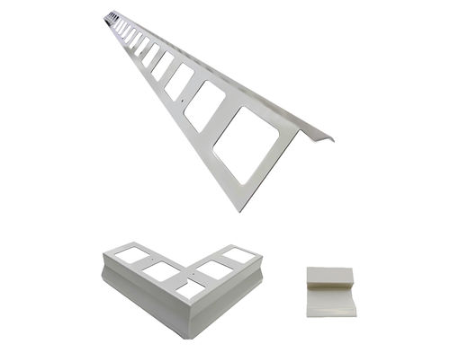 アルミニウムフレーム - G-BOARD H - 55 - GEODRY - 縁 / H形 / バルコニー用