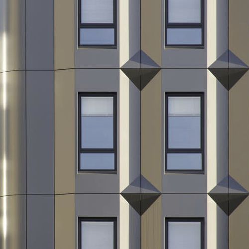 パネルサイディング - ALUCOBOND® METALLIC COLOURS - ALUCOBOND - アルミニウム / 複合素材 / インターロッキング