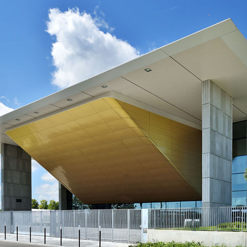コーティング複合パネル - CONGRÈS D'AGEN - ALUCOBOND - ファサード外壁カバー用 / 壁用 / 屋根用