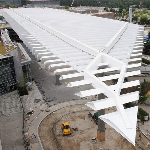建築用複合パネル - EXHIBITION NÜRNBERG - ALUCOBOND - 建物用 / マルキーズチェア用 / 日射遮蔽用