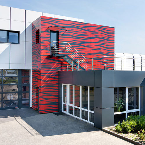 パネルサイディング - HEAD OFFICE ALUFORM GMBH - ALUCOBOND - アルミニウム / 複合素材 / インターロッキング
