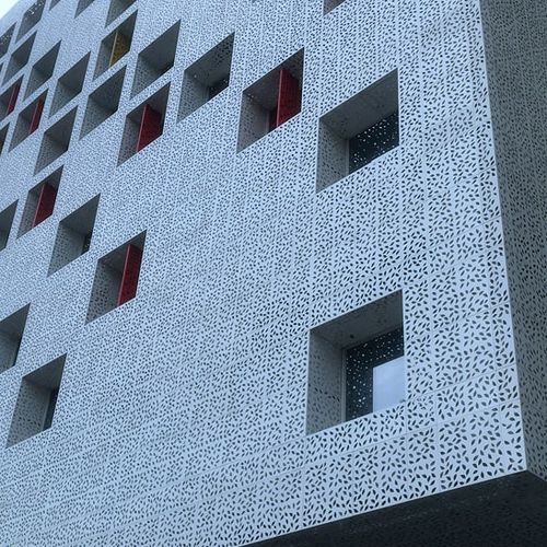 パネルサイディング - MCT-N01 - M-City Aluminum Co., Ltd. - アルミニウム / 穴あき / 金属調