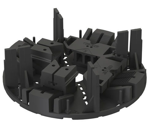 ポリプロピレン製上げ床サポート - VersiPave® 24P 24–45 mm - Elmich Pte Ltd - 屋外用 / 調整可能 / デッキ用