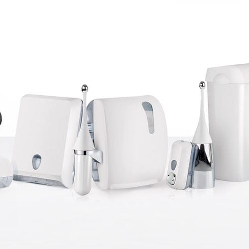 業務用ソープサーバー - WHITE - LINEA COLORED - MAR PLAST Group S.p.A. - 壁取り付け式 / ABS樹脂製 / 手動式