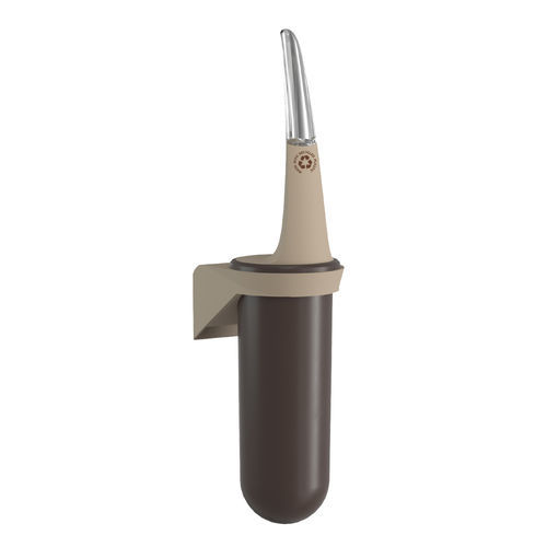 再生プラスチック製トイレブラシホルダー - 929 Sand/Brown - MAR PLAST Group S.p.A. - 壁取り付け式