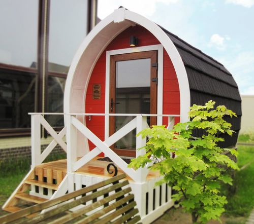 プレハブマイクロハウス Mini Vector Trade Uk コンテンポラリー 複合金属製 エコ