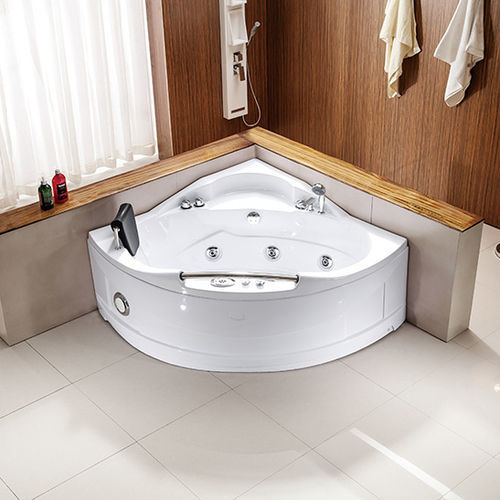地上ジャグジー - A003 - Shaoxing Joyful Bathroom Co., Ltd - コーナータイプ / 2人用 / アクリル製